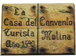 Табличка на Каса дель Туриста